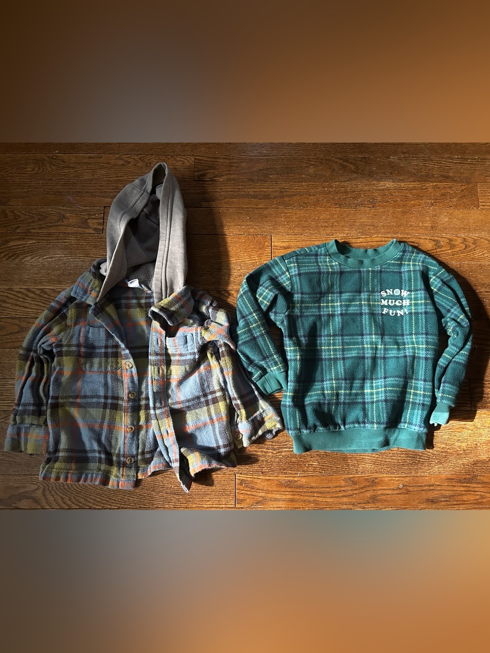 Old Navy 4T Toddler sweater and flannel Jacket